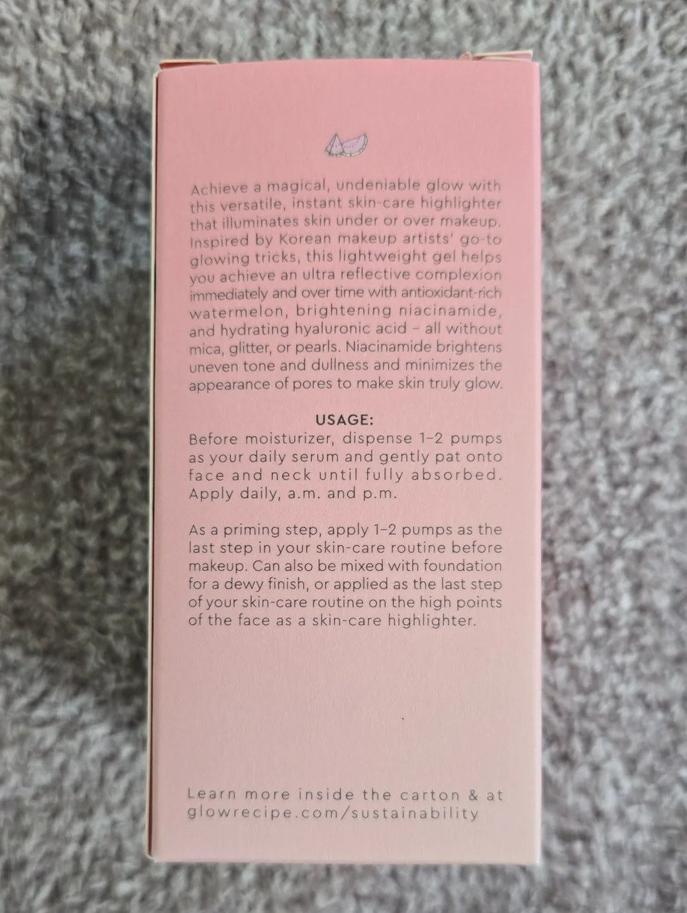 Glow Recipe Watermelon Glow Niacinamide Dew Drops Highlighting Serum